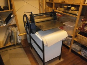 My printmaking workshop